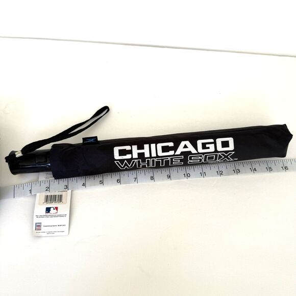 Chicago White Sox Umbrella 42” Automatic Folding Storm Duds – Black NWT - Picture 5 of 5